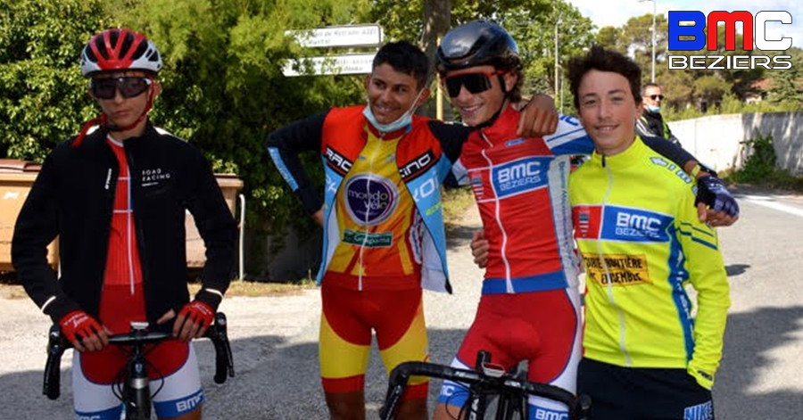 Les cadets du BMC Béziers 1er par équipe à Talairan (11), Gaspard Adell 4ème