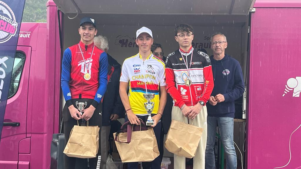 Gabin Rau, Georges Reverdy et Anakin Barrau deviennent champions de l’Hérault FSGT !