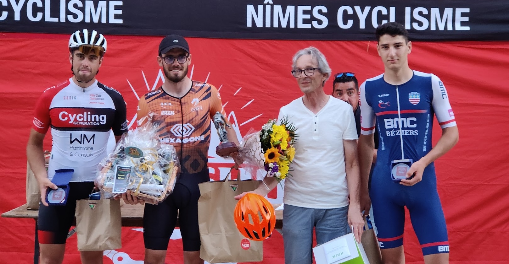 Premier podium en élite pour Florian Gaillard au GP de Nîmes !