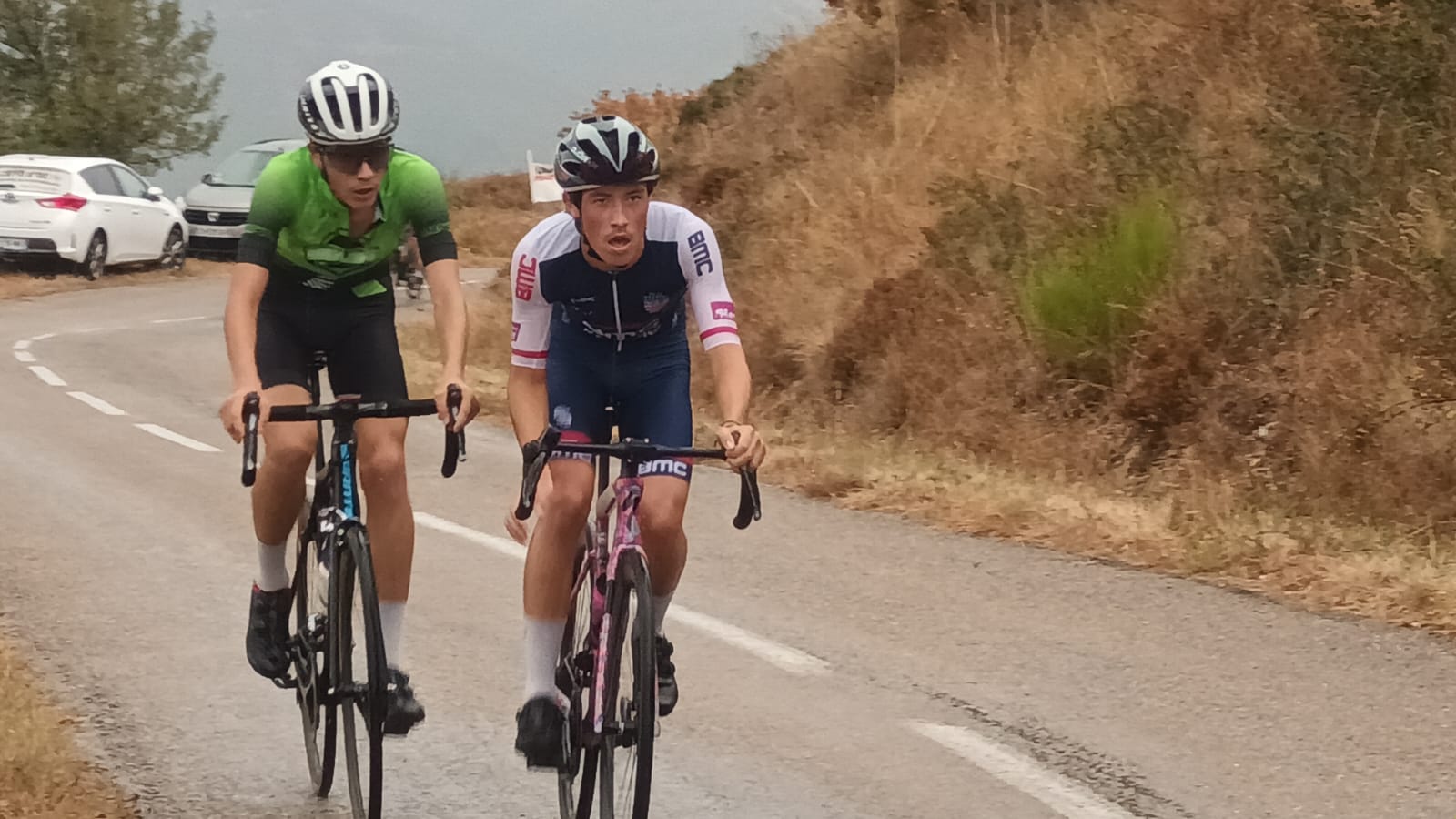 Gabin Rau grimpe sur le podium au col du Layrac !