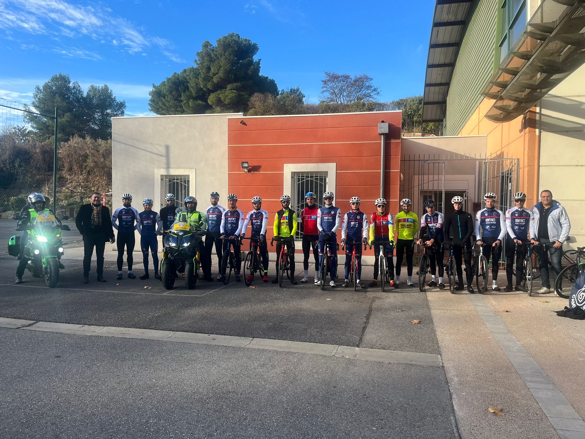2ème rassemblement pour l'équipe N3 et les U19 du Béziers Méditerranée Cyclisme  !