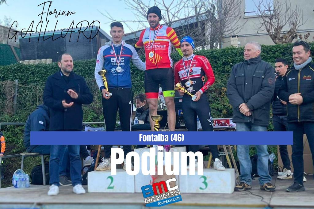 Florian Gaillard du BMC-BÉZIERS vice champion régional à Aiguefonde (81) !