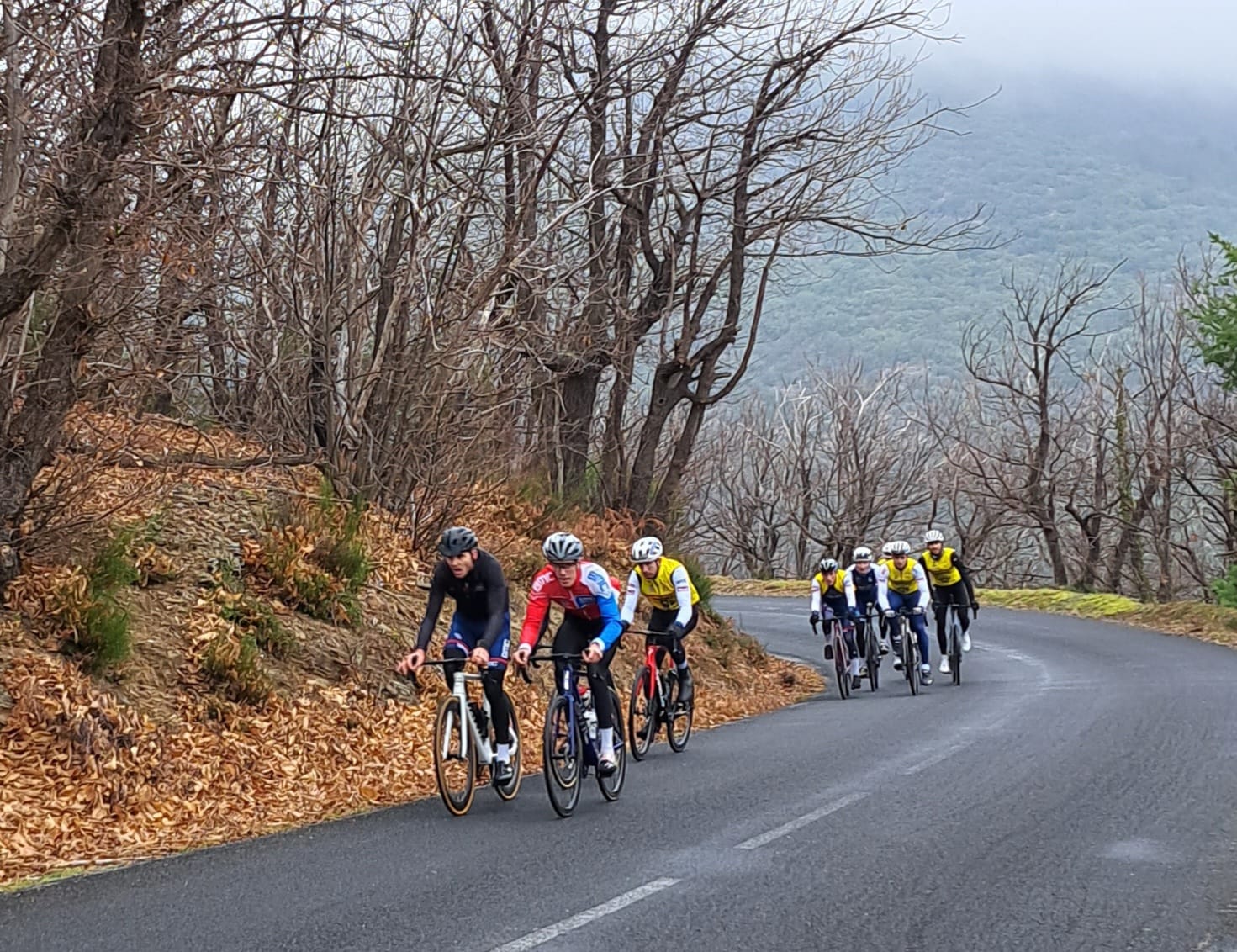 Dernière séance d'entraînement de l'équipe N3 du Béziers Méditerranée Cyclisme !