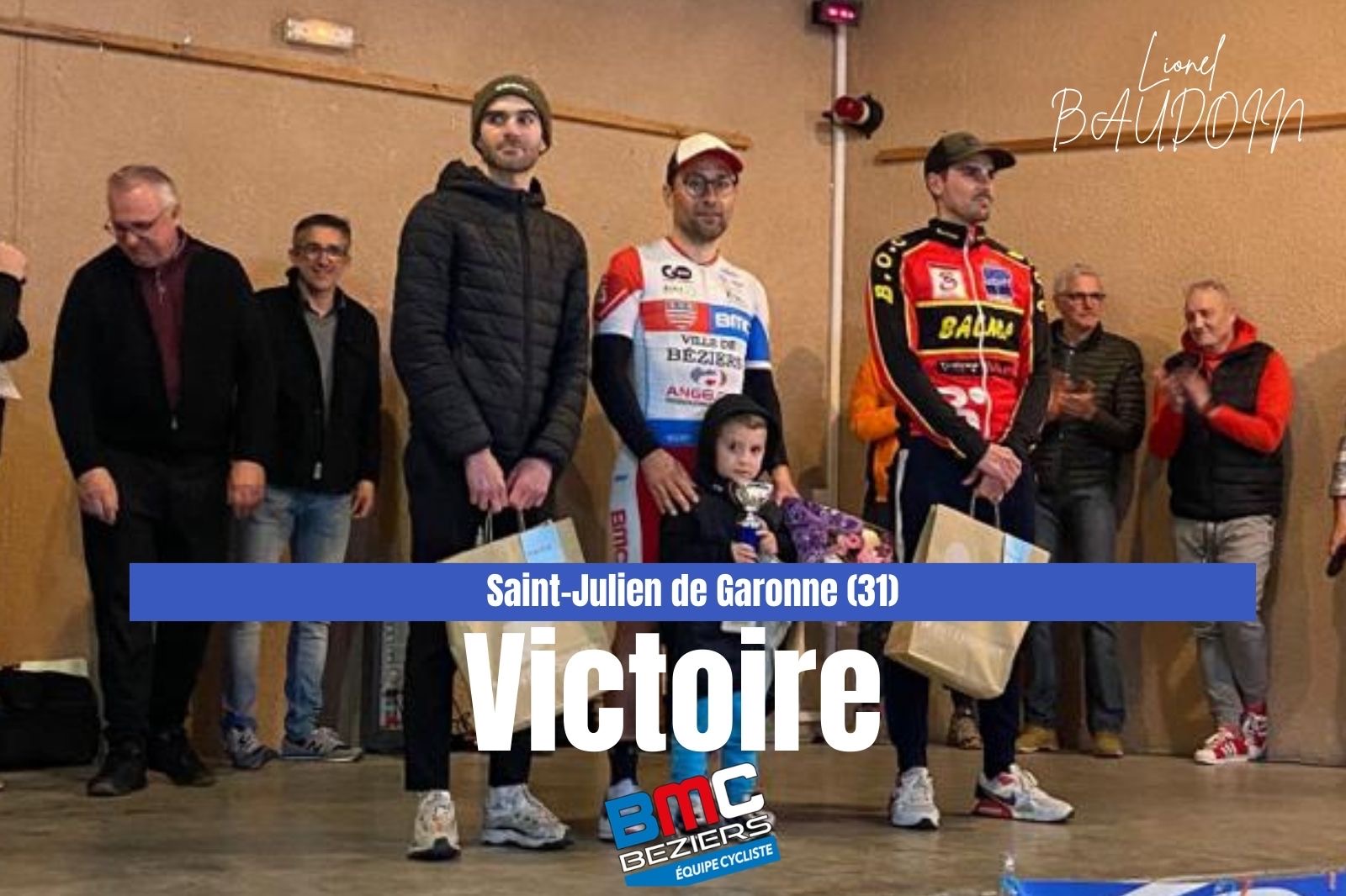 Podium en gravel pour Lionel Baudoin !