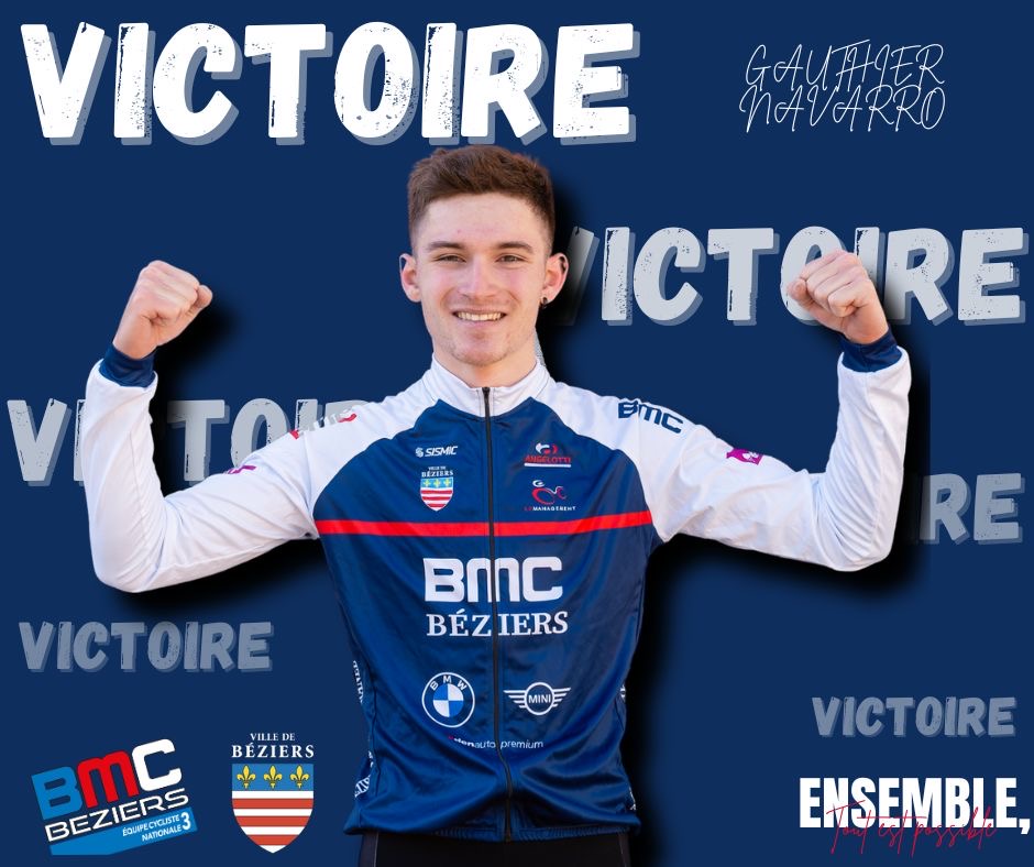 Victoire de Gauthier NAVARRO sur la 1ère manche de la coupe de France N3 ! 