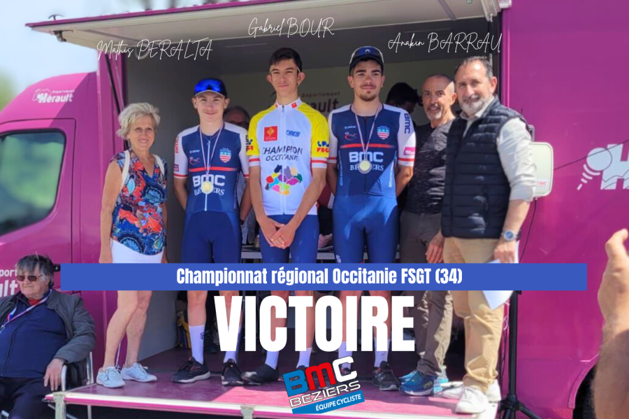Des podiums et des victoires au Championnat Régional FSGT à Espondeilhan (34) !
