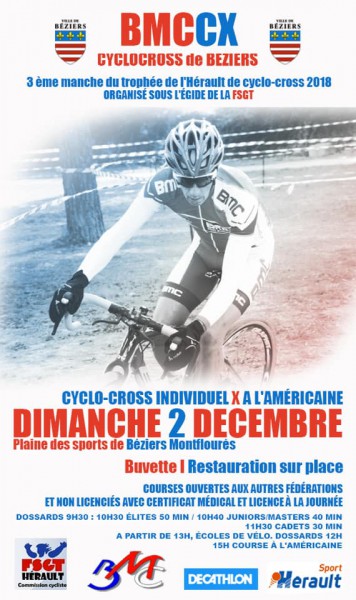 2 DECEMBRE 2018 - Cyclo-Cross de Béziers #2
