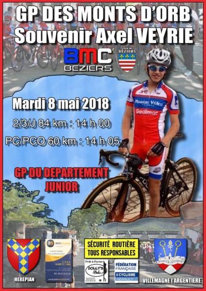 8 MAI 2018 - GP des Monts d'Orb