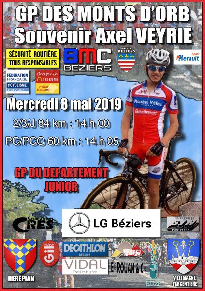08 MAI 2019 - GP des Monts d'Orb - 2/3/J - PC/PCO