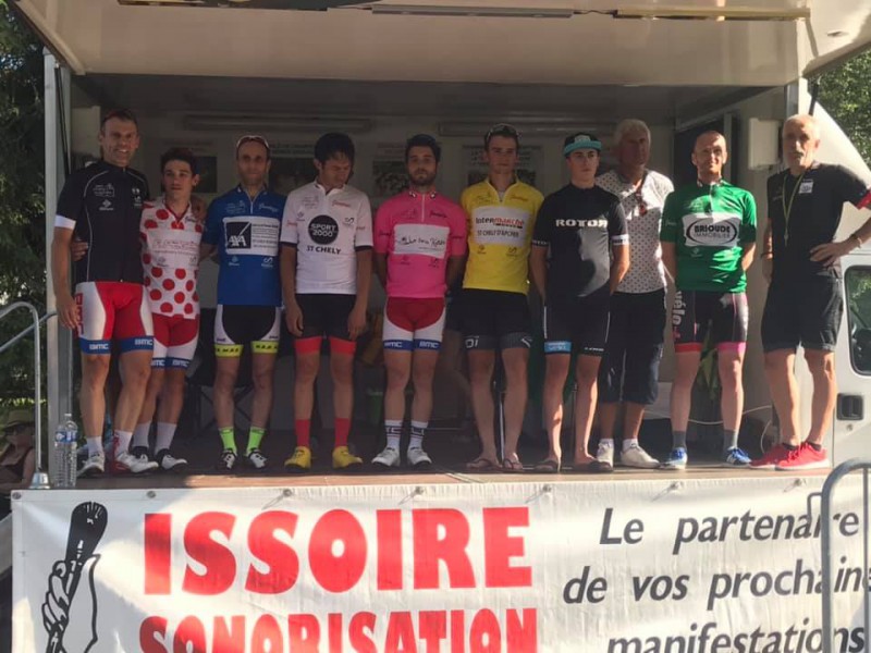 Tour du Haut-Gévaudan, Florian Bonnerot-Agniel avec les meileurs