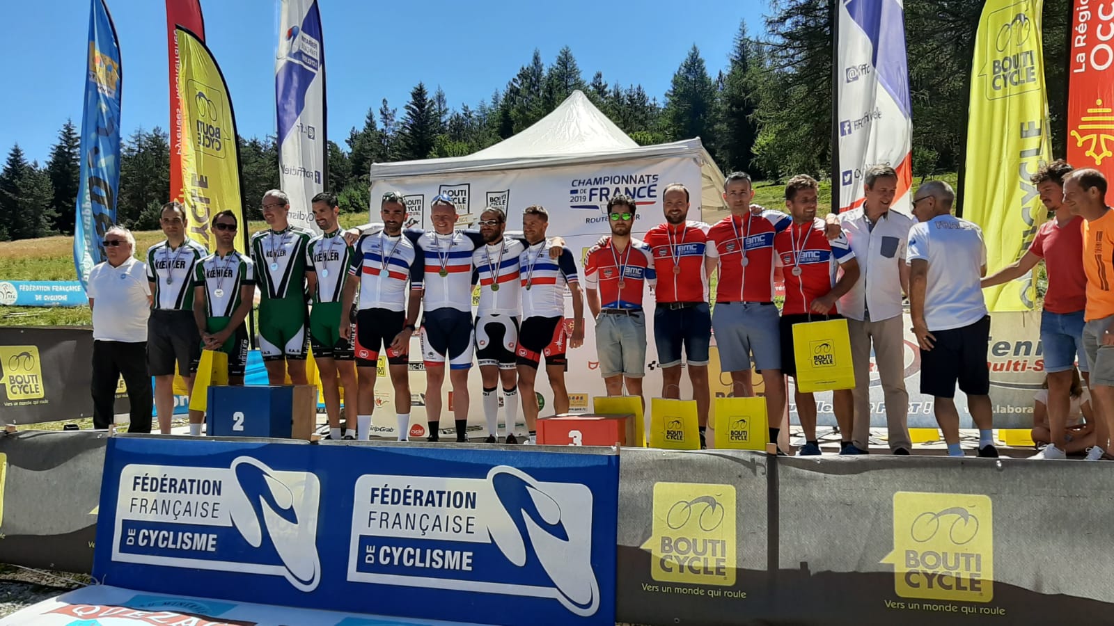 Le BMC Béziers 3éme du Championnat de France de CLM par équipe et Champion d'Occitanie
