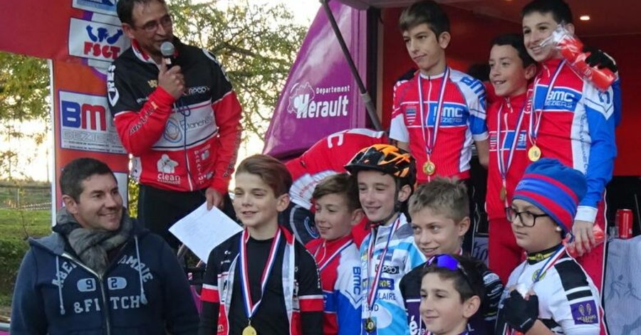Cyclo-cross de Béziers, nos jeunes de l'école de Vélo aux avant-postes à domicile !