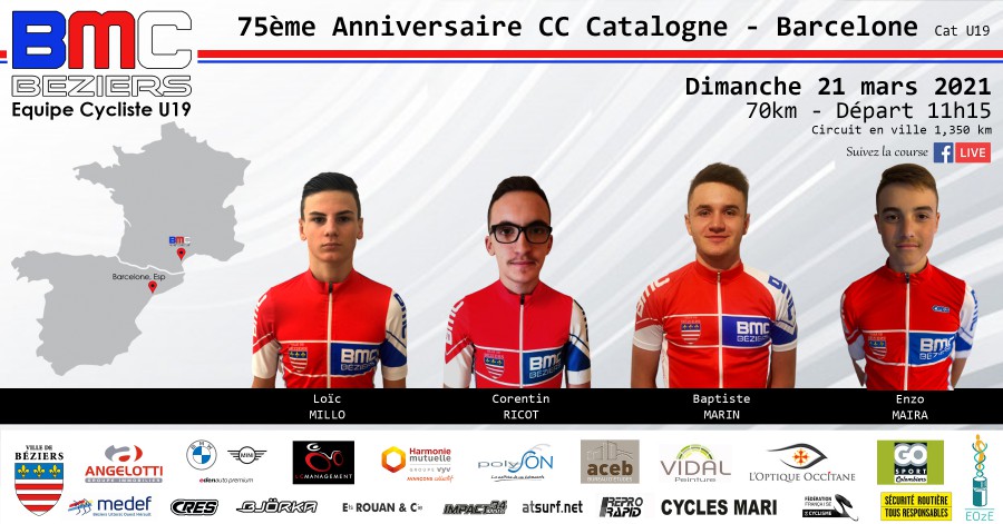Première course de l’année pour nos juniors en Espagne !