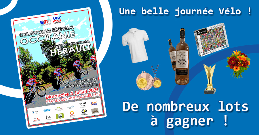 Inscrivez-vous pour le contre la montre de Prades-Sur-Vernazobre !