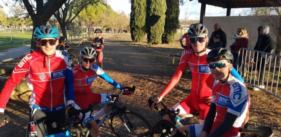 Le BMC Béziers brille à nouveau au cyclo-cross de Montflourès