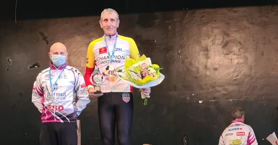 Georges Reverdy champion d'Occitanie de cyclo-cross !