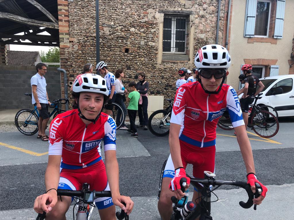 Nos cadets sur une course à étape !!