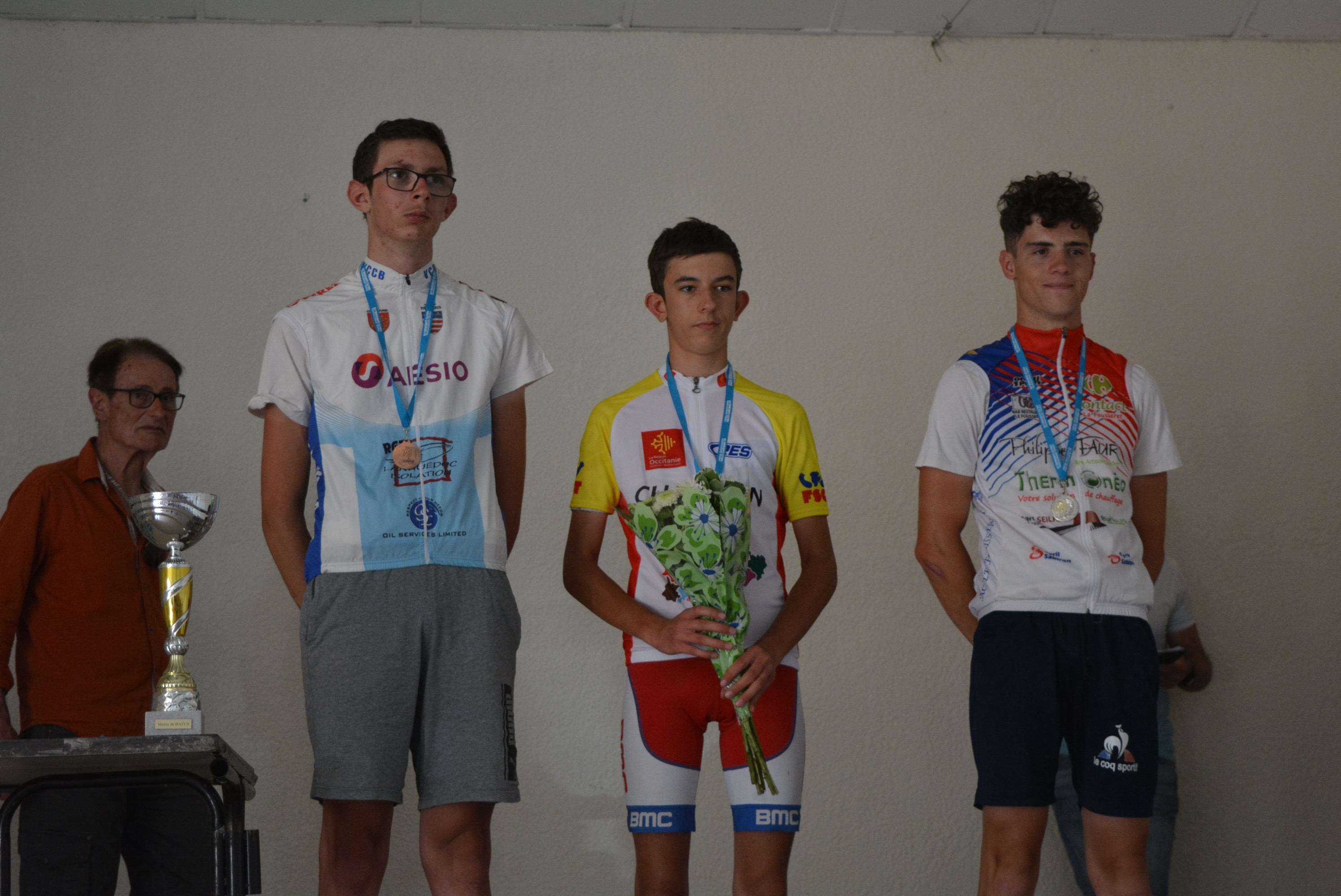Championnats d'Occitanie FSGT : Gabriel BOUR vainqueur en cadets, et de la déception pour les autres coureurs du BMC.