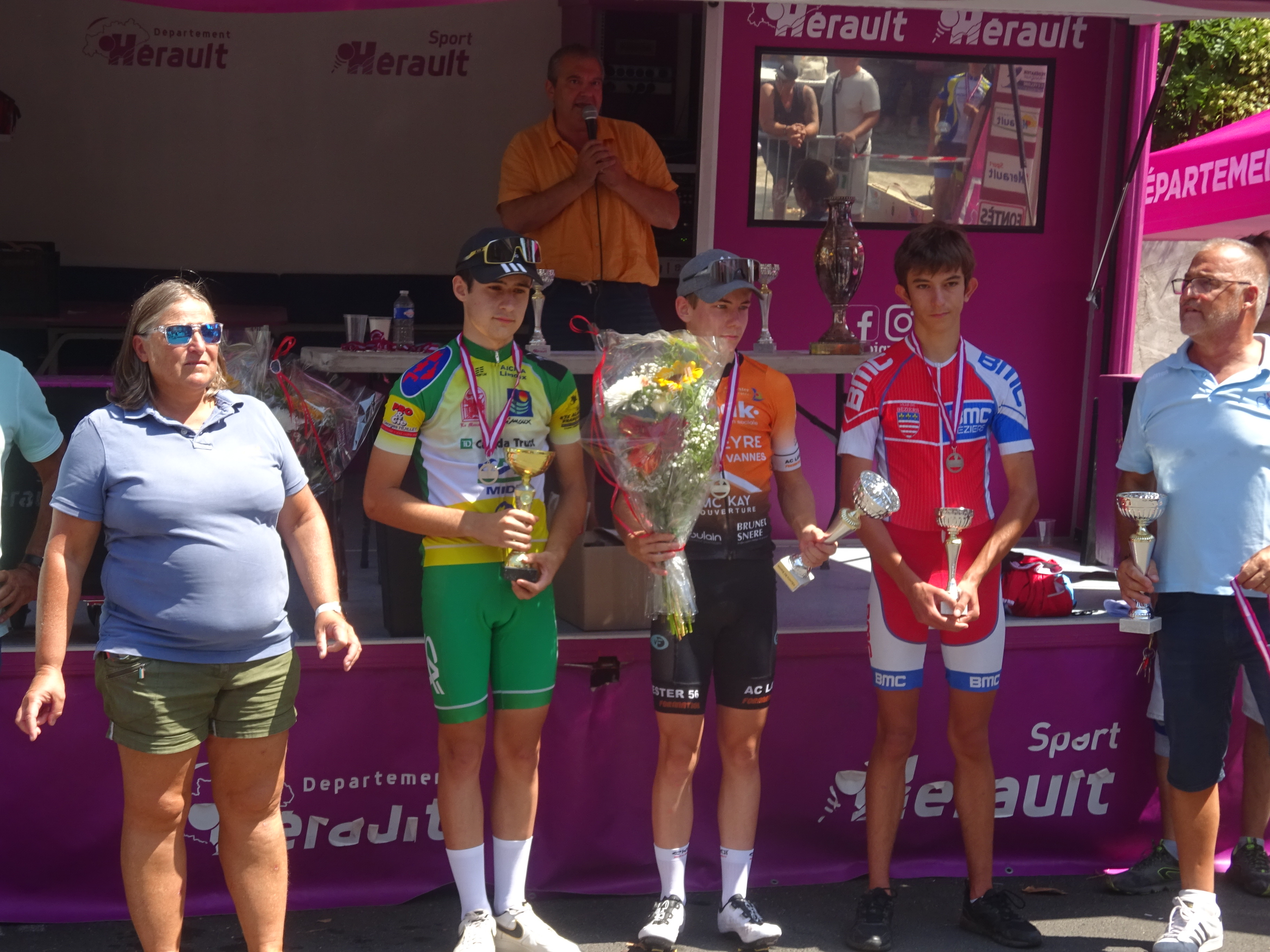 Podium pour Gabriel BOUR en cadets à Fontès