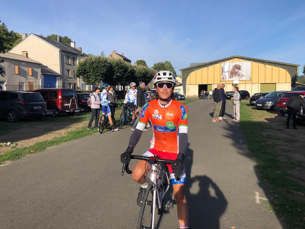 Gabin Rau récupère le maillot de meilleur jeune sur le Tour du Tarn !