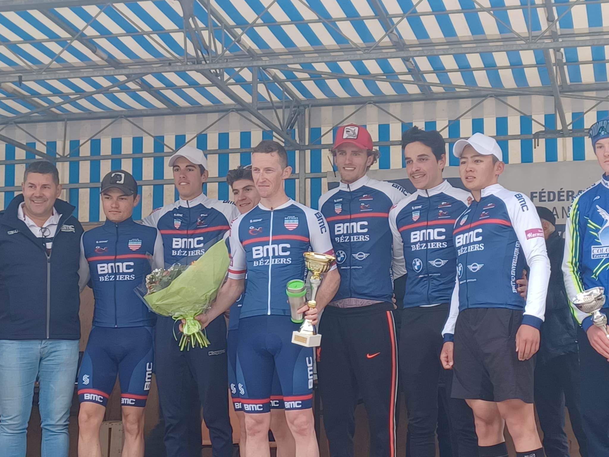 La victoire et une magnifique course d'équipe pour le BMC-Béziers !