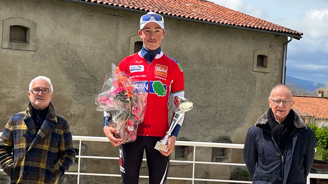 Top 5 pour Gabin Rau sur la 3ème étape du tour du Tarn cadet !