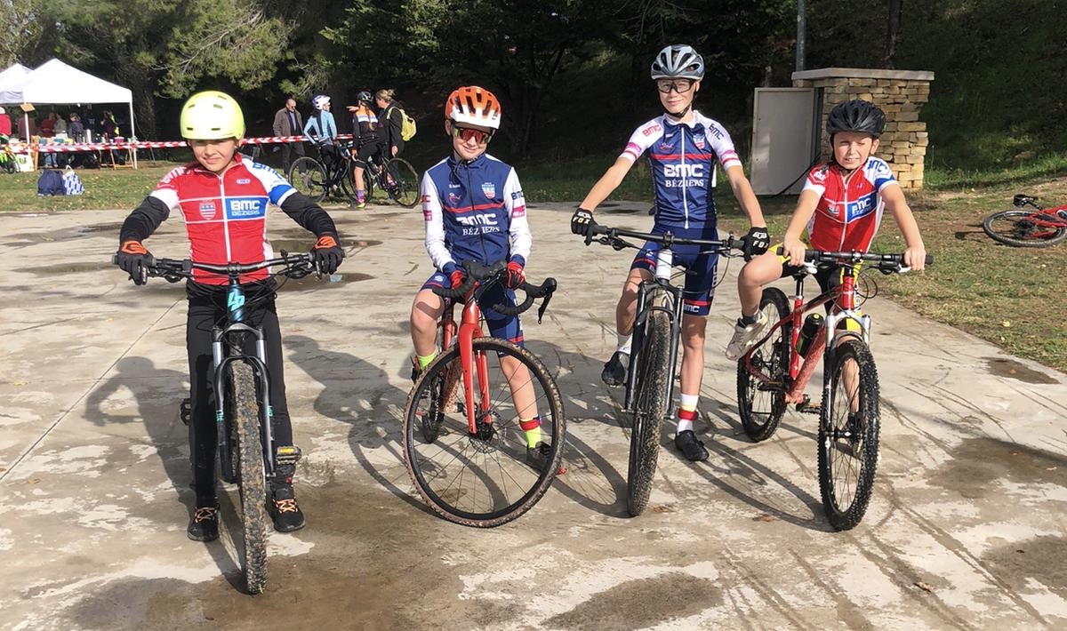 Nos jeunes découvrent  le cyclo cross du lac du Crés (34) !