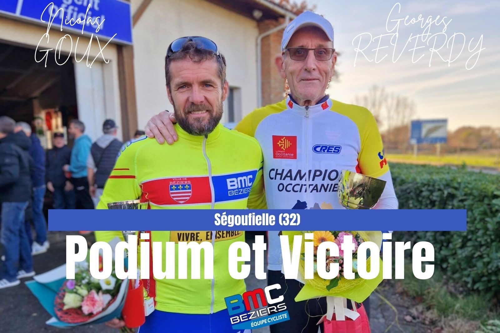 Une fin d’année victorieuse pour Georges Reverdy et le podium pour Nicolas Goux !