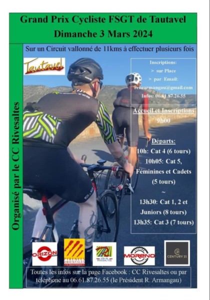 Grand prix Cycliste FSGT de Tautavel