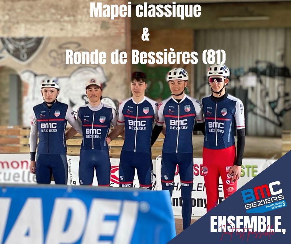 Les juniors du BMC Béziers ont ouvert la saison avec un week-end rempli !