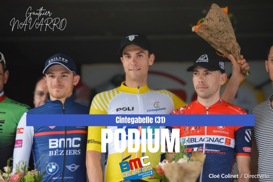 Gauthier NAVARRO sur le podium à Cintegabelle !