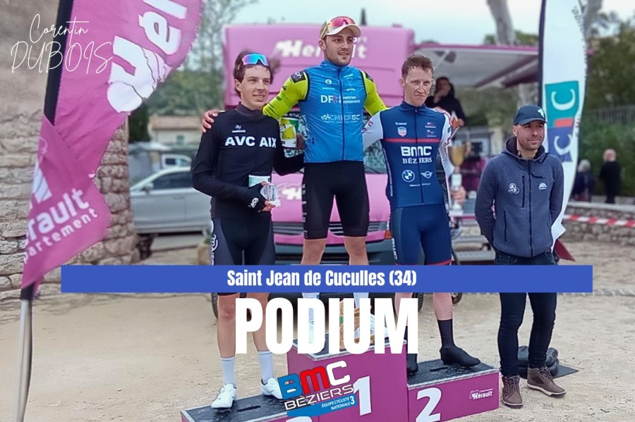 La forme arrive pour Corentin DUBOIS à St Jean de Cuculles
