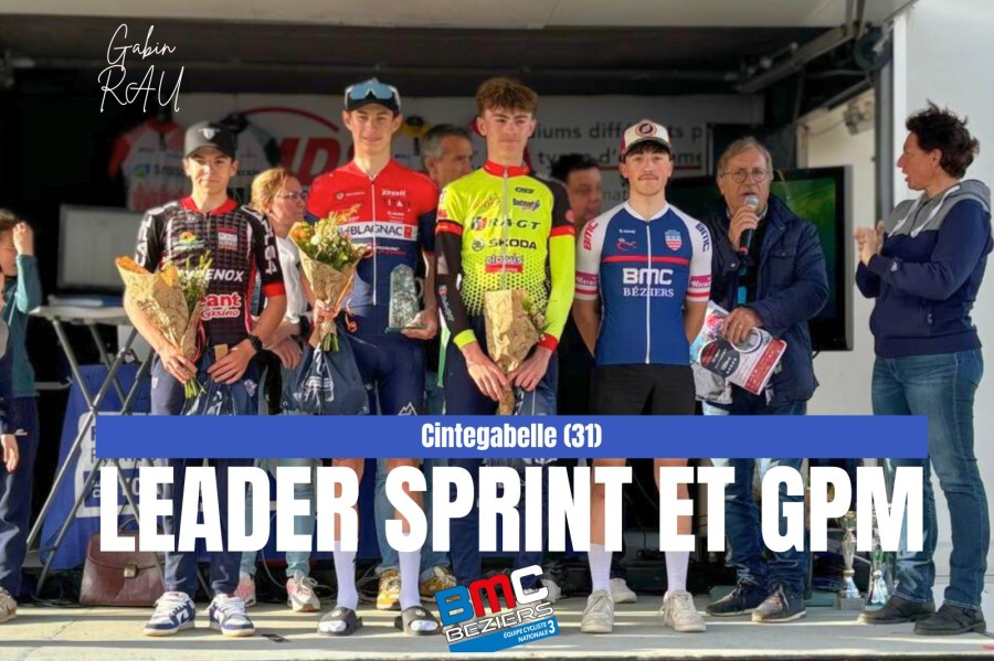 Gabin RAU dans le top 5 à Cintegabelle !