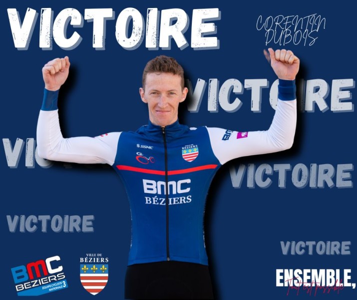 Victoire de Corentin DUBOIS au GP de Villedubert (11) !