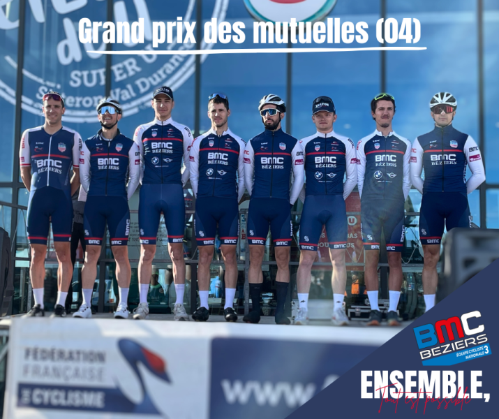 Nos coureurs du BMC Béziers présents en nombre sur ce gp des mutuelles (04) !