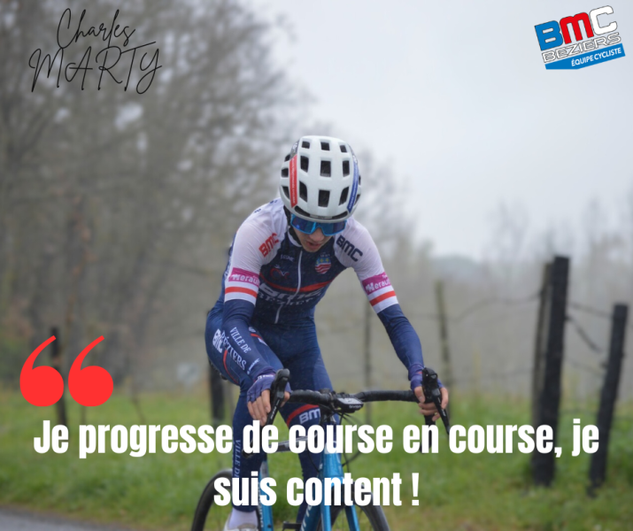 Charles MARTY au GP Einaudi d'Istres en U17