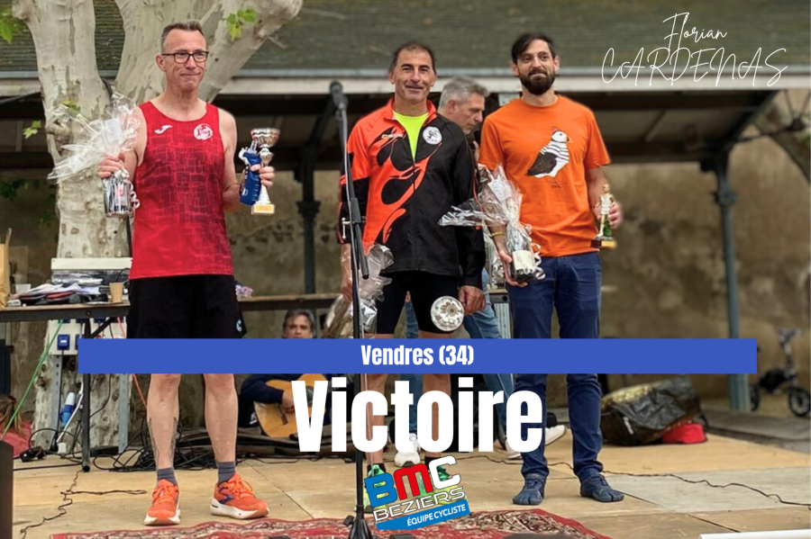 Nos coureurs brillent également en course à pied !