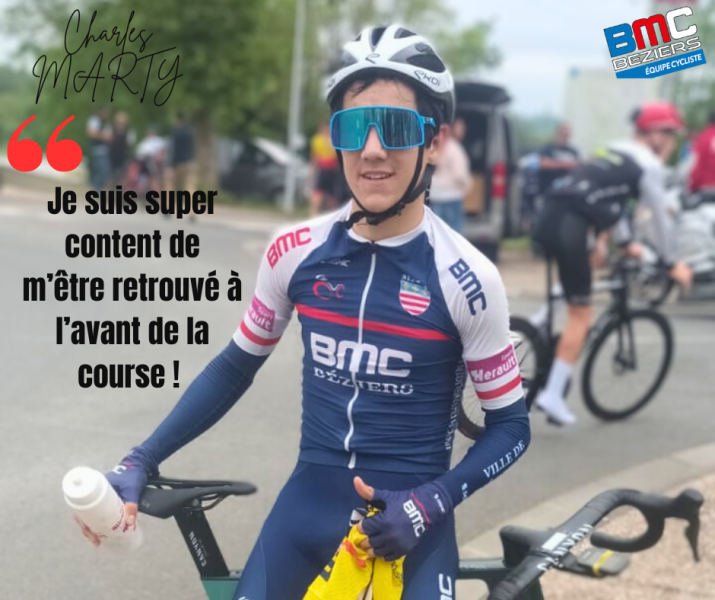 Charles MARTY sur le Tour du Tarn U17 (81) !