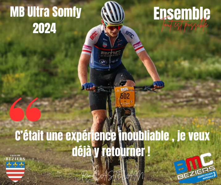 Rémi CASTELAIN 3ème espoir sur la MB Ultra Somfy 2024 en VTT !