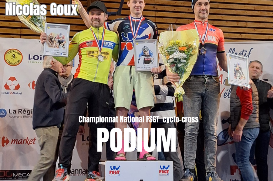 Nicolas Goux, vice champion de France !