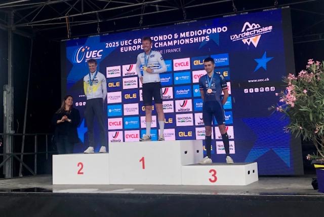 Podium au Championnat d’Europe Gran Fondo pour Loïc Gouasdoue !