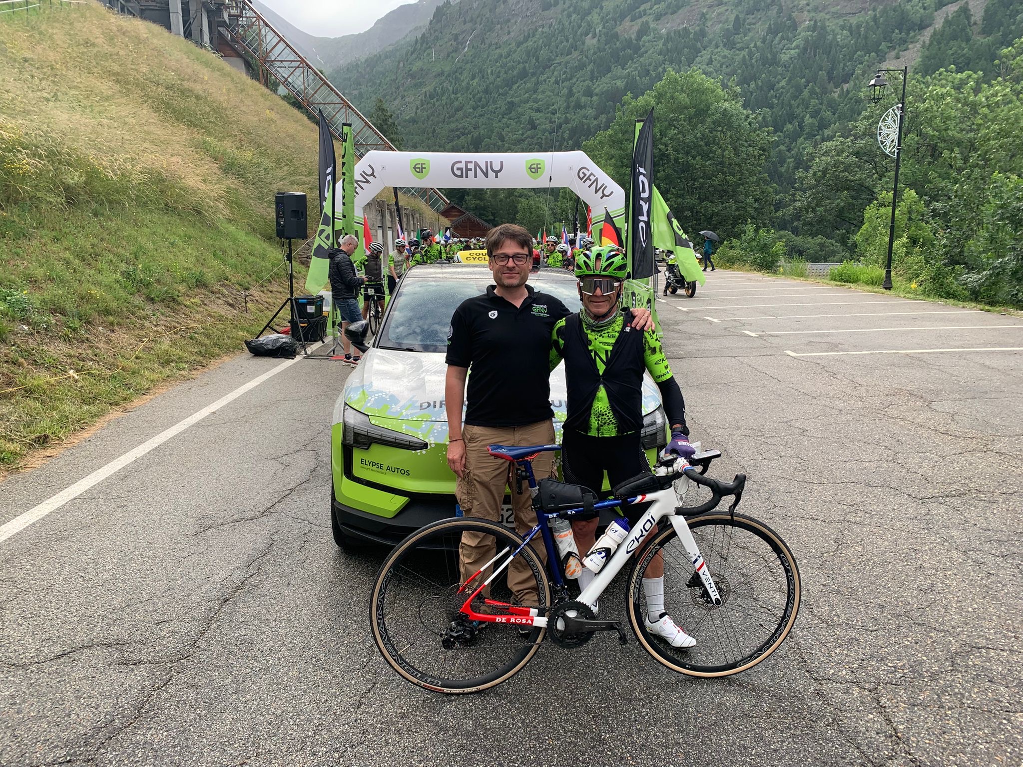 Daniel Cappiau a pris de la hauteur sur la GFNY Alpes d’Huez !