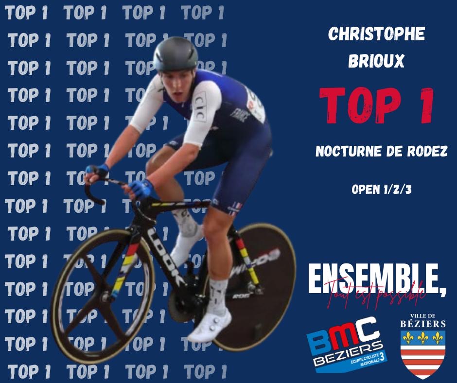Nocturne de Rodez : Victoire de Christophe Brioux pour le BMC-Béziers !