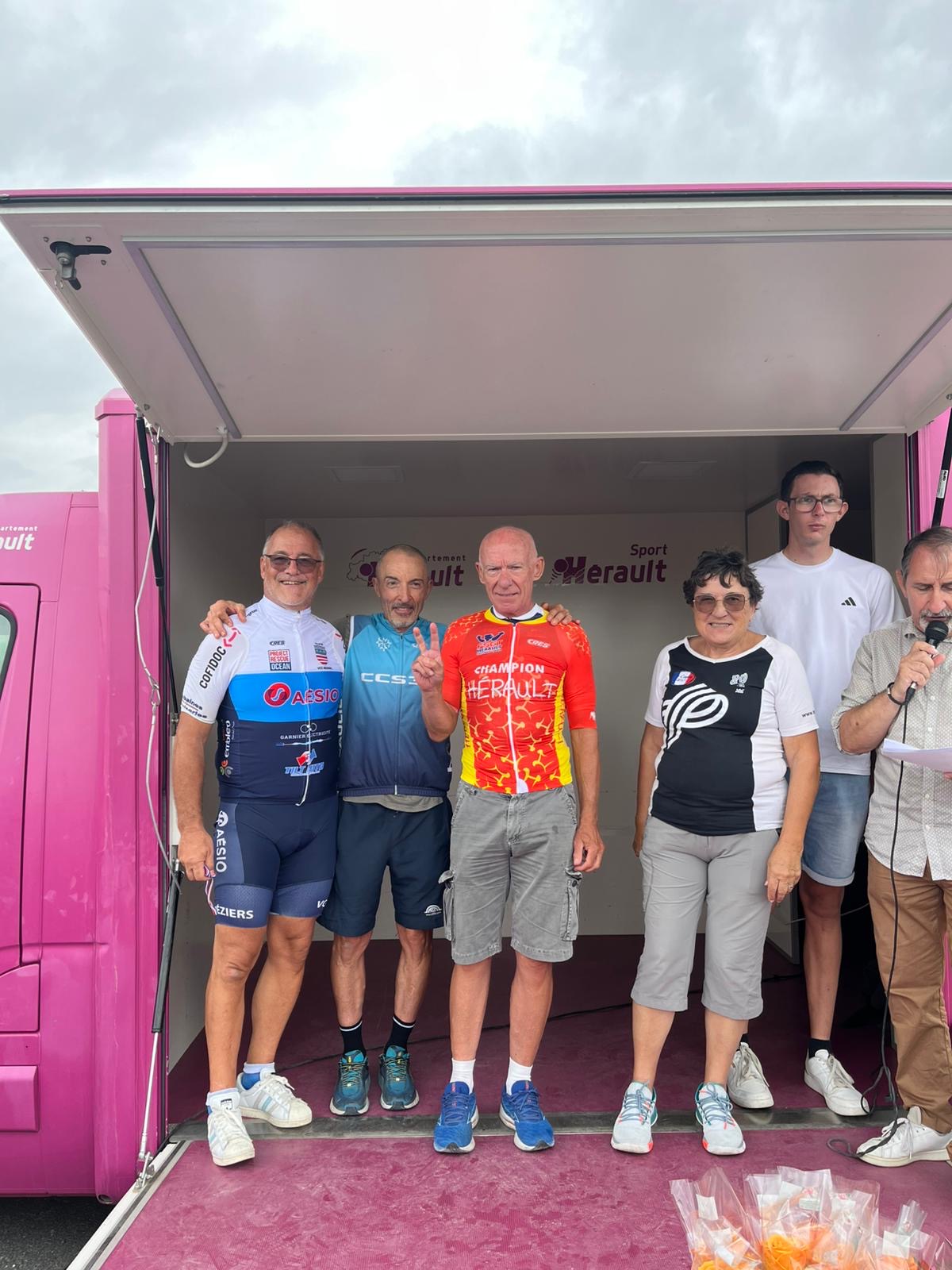 Podium au championnat de contre la montre FSGT à Béziers !